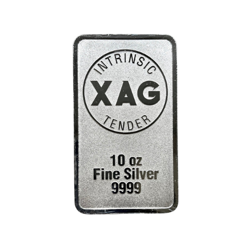 Intrinsic Tender XAG Minted Silver Bar 10oz (PRE-ORDER)