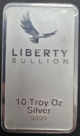 Liberty Bullion Minted Silver Bar 10oz