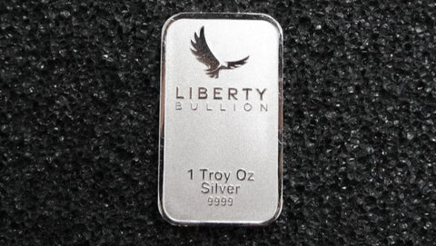 Liberty Bullion Minted Silver Bar 1oz