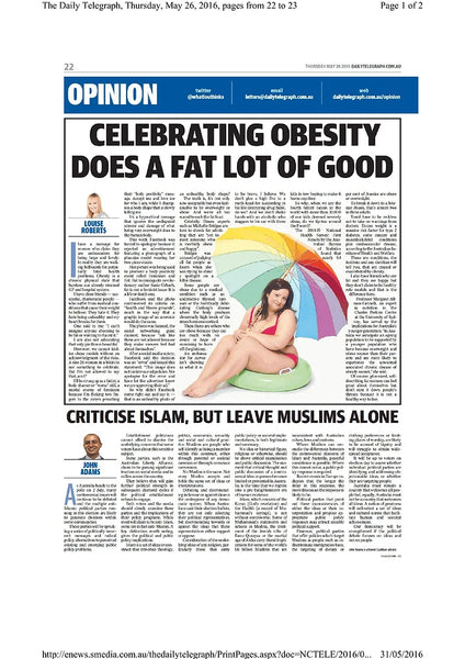 Criticise Islam, Leave Muslims Alone - Daily Telegraph