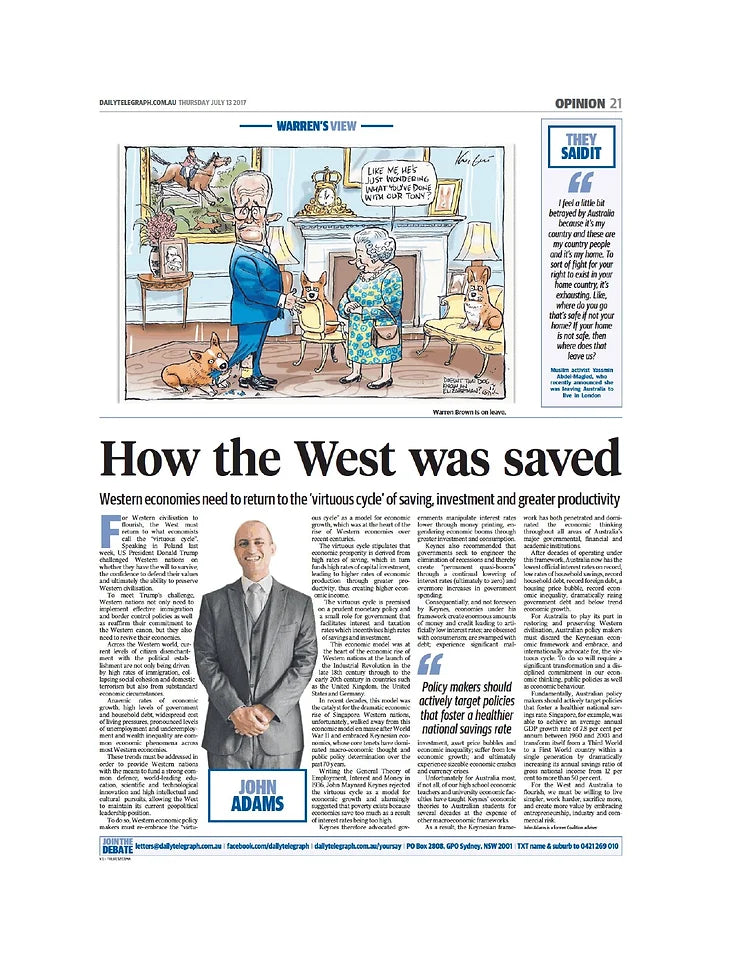 How The West Was Saved-Daily Telegraph