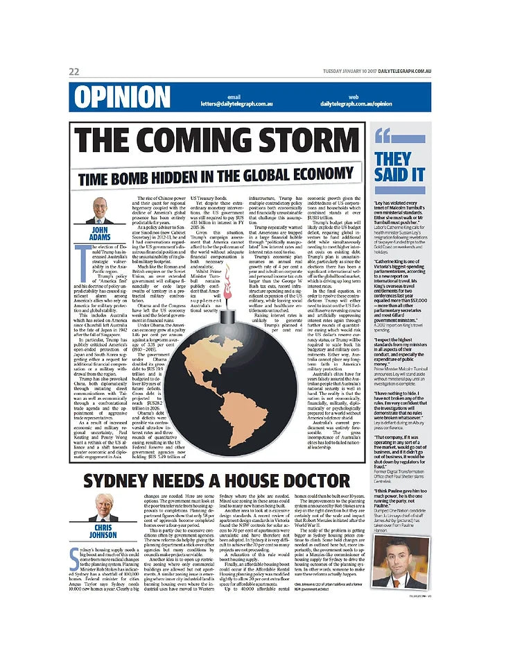 The Coming Storm - Daily Telegraph