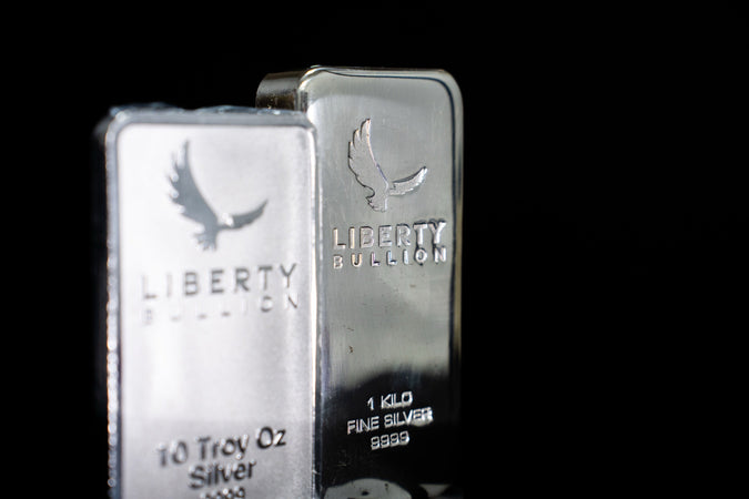 Liberty Bullion silver bars, illustrating the silver breakout thesis article