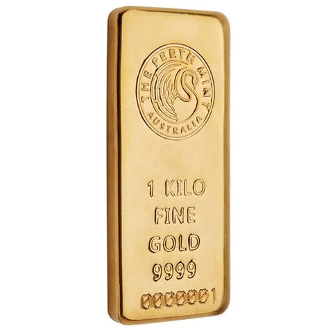 Perth Mint Cast Gold Bar 1kg