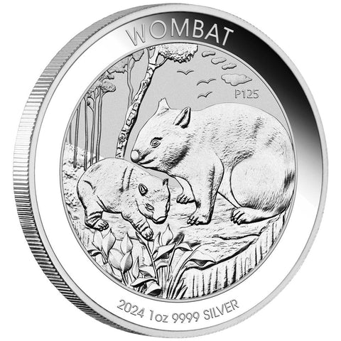 2024 Perth Mint Wombat 1oz Silver Coin