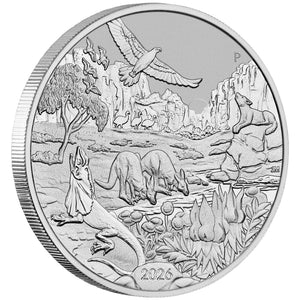 2026 Perth Mint Platinum Wonders of Australia The Outback Coin 1oz