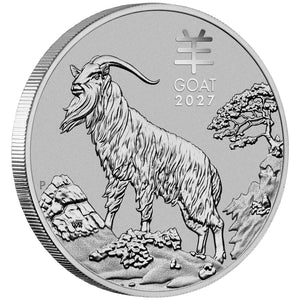 2027 Perth Mint Platinum Lunar Goat Coin 1oz