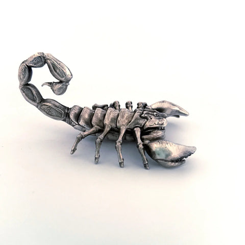 Scorpion Silver Statue 3oz
