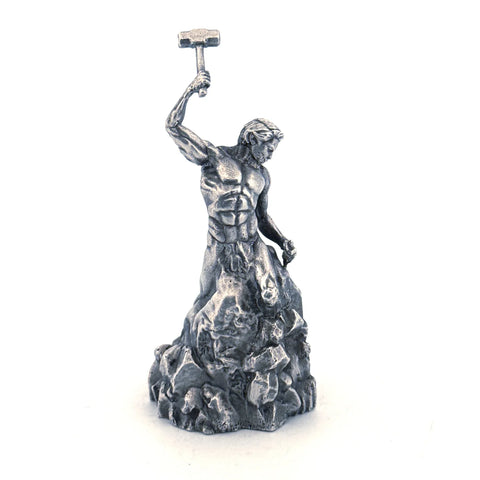 A Self Made Man Silver Statue 3oz