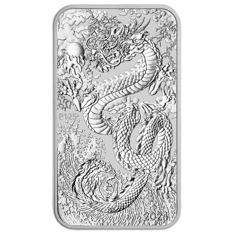 2024 Perth Mint Silver Rectangular Dragon Coin 1oz
