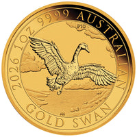 2026 Perth Mint Gold Swan Coin 1oz