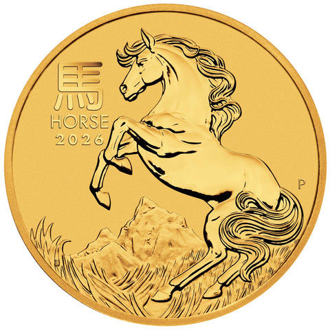 2026 Perth Mint Gold Lunar Horse Coin 1oz