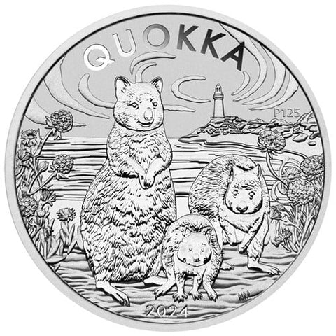 2024 Perth Mint Silver Quokka Coin 1oz