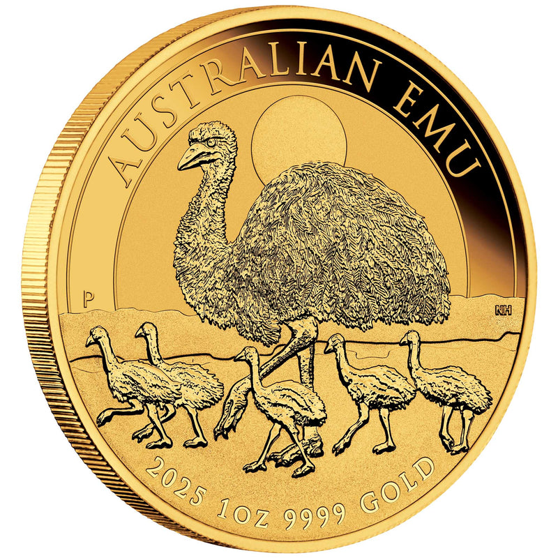 2025 Perth Mint Gold Emu Coin 1oz