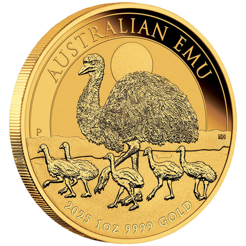 2025 Perth Mint Gold Emu Coin 1oz