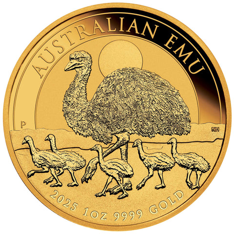 2025 Perth Mint Gold Emu Coin 1oz