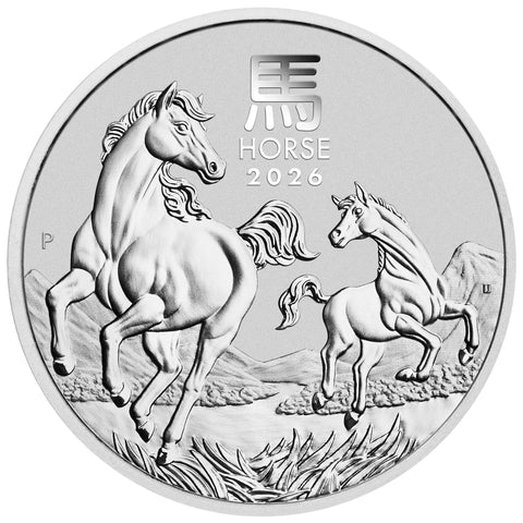 2026 Perth Mint Silver Lunar Horse Coin 2oz
