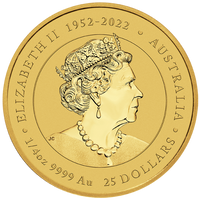 2024 Perth Mint Gold Lunar Dragon Coin 1/4oz