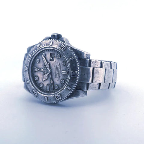 Luxury Watch Silver Statue 8.5oz