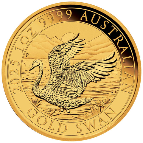 2025 Perth Mint Gold Swan Coin 1oz