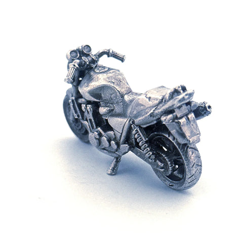 Motorcycle Silver Statue 3oz