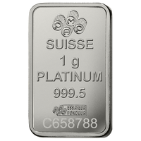 PAMP Platinum Fortuna Minted Bar 1g