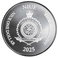 2025 Niue Lady Justice Silver Coin 1oz