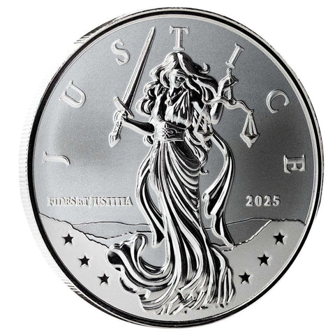 2025 Niue Lady Justice Silver Coin 1oz