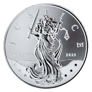 2025 Niue Lady Justice Silver Coin 1oz