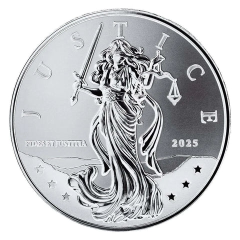 2025 Niue Lady Justice Silver Coin 1oz