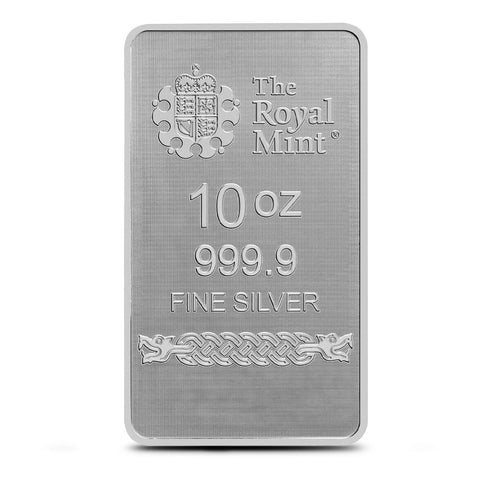 Royal UK Mint Silver Norse Gods Odin Minted Bar 10oz