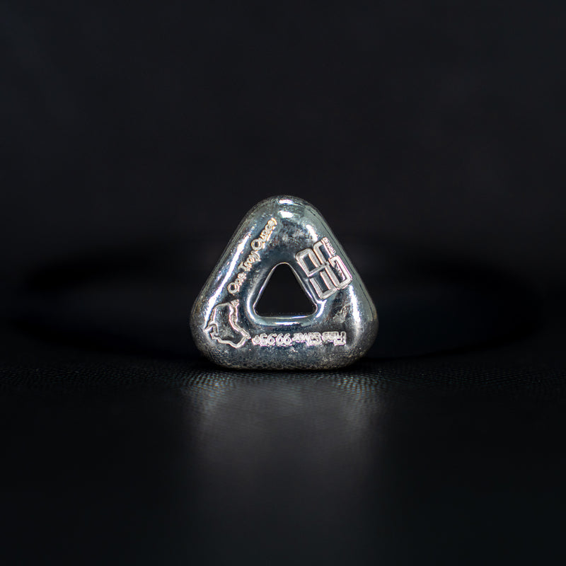 Locally Produced Silver Pyramid Bar 1oz