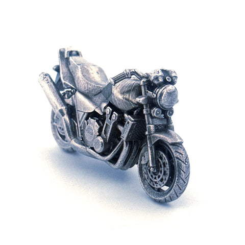 Motorcycle Silver Statue 3oz
