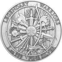 Legendary Warriors Sitting Bull Silver Round 1oz