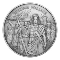 Legendary Warriors William Wallace Silver Round 1oz