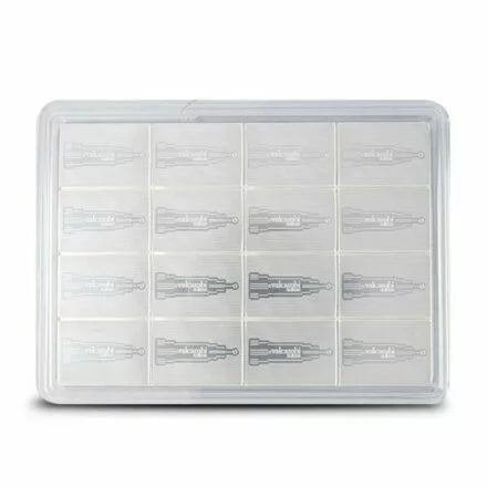 Valcambi Silver Skyline CombiBar 16x1/4oz