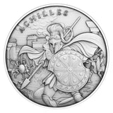 Legendary Warriors Achilles Silver Round 1oz