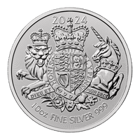2024 1oz Great Britain The Royal Arms Silver Coin