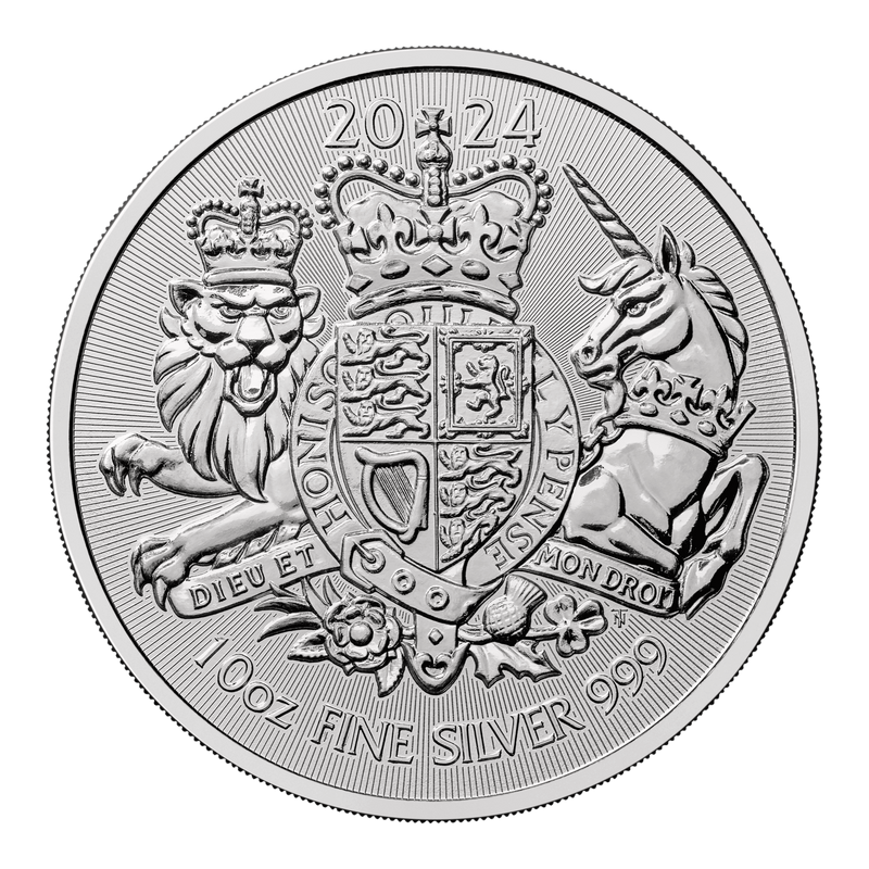 2024 1oz Great Britain The Royal Arms Silver Coin
