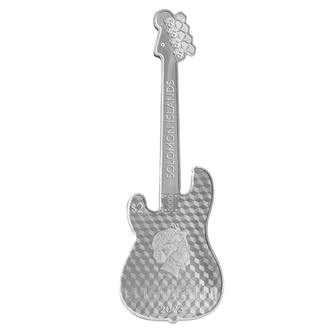 Fender® 2x1oz Dynamic Duo Coin Set - Precision Bass® Guitar & Bassman® Amp Silver Coin 2x 1oz