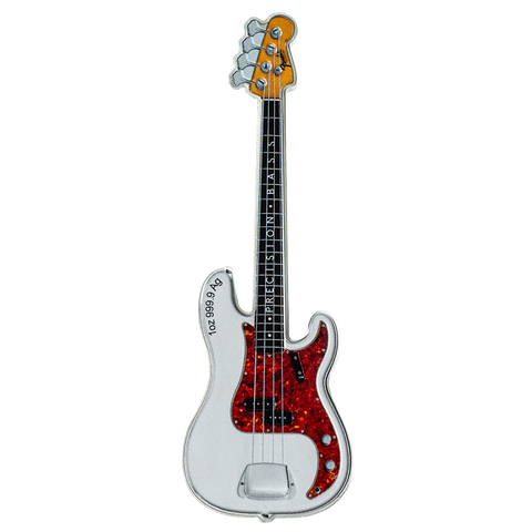 Fender® 2x1oz Dynamic Duo Coin Set - Precision Bass® Guitar & Bassman® Amp Silver Coin 2x 1oz