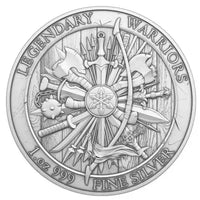 Legendary Warriors Miyamoto Misashi Silver Round 1oz