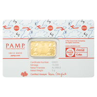 PAMP Coca-Cola® Holiday Polar Bears 5g Gold Bar