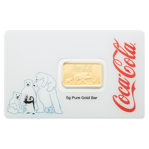 PAMP Coca-Cola® Holiday Polar Bears 5g Gold Bar