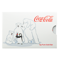 PAMP Coca-Cola® Holiday Polar Bears 5g Gold Bar