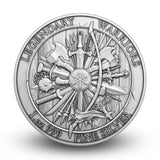 Legendary Warriors Eric Bloodaxe Silver Round 1oz