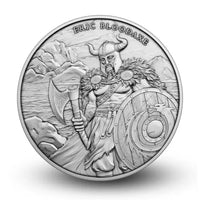 Legendary Warriors Eric Bloodaxe Silver Round 1oz
