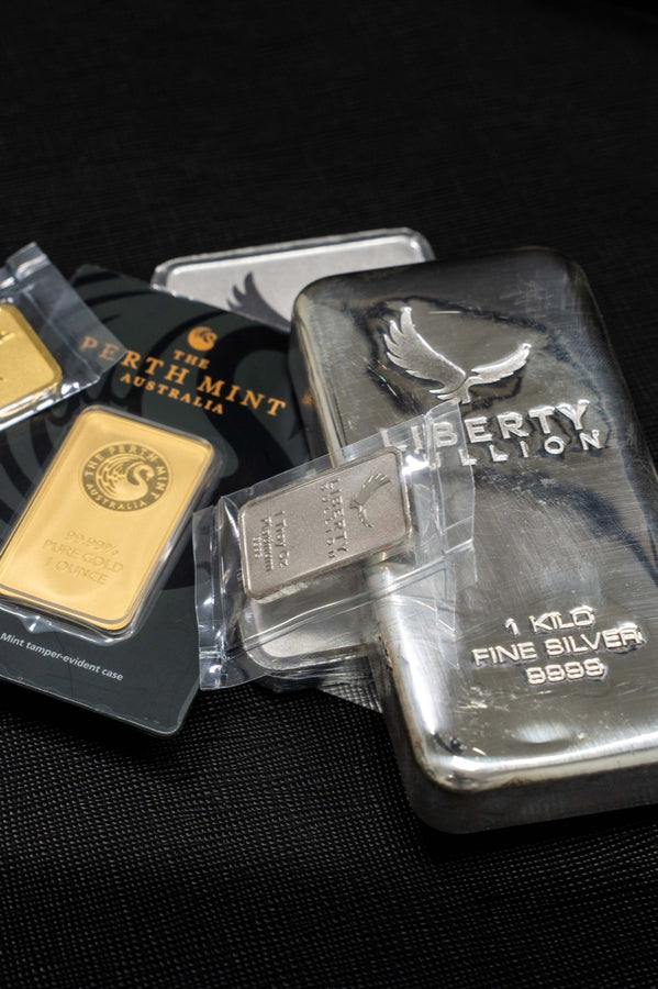 Liberty Bullion gold, silver and platinum bars
