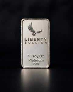 Liberty Bullion Minted Platinum Bar 1oz