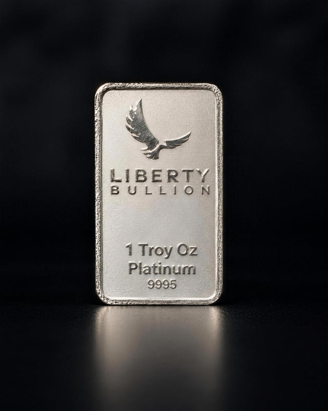 Liberty Bullion Minted Platinum Bar 1oz